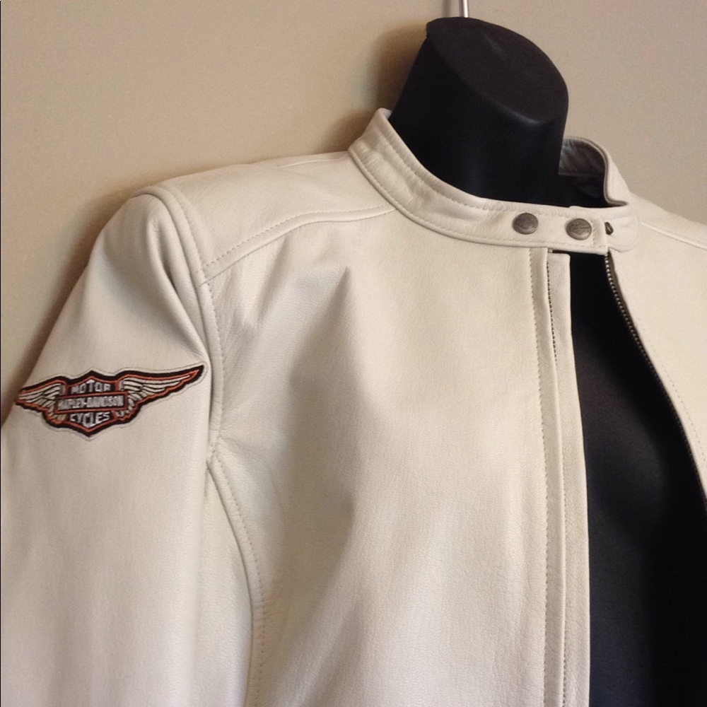 Genuine Cream XL Harley Davidson Jacket NWOT